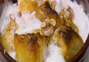 طاجن حمام بالفريك - شوربة خرشوف بالكريمة - جراتان قرع مع اميرة شنب