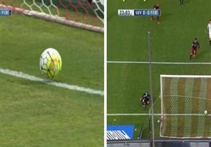 كرة نيمار تصطدم بالقائم وتسير على الخط وترفض عبور المرمى