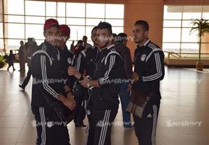  بالصور- المنتخب الأوليمبي يصل شرم الشيخ لمواجهة الكاميرون