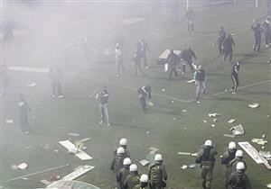 أسبوع ساخن في اليونان.. إنذار بوجود قنبلة في اتحاد الكرة بعد اشتباكات قمة الدوري (فيديو)