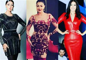 بالصور: الفساتين القصيرة أبرز اطلالات غادة عبد الرازق في" Arab casting"
