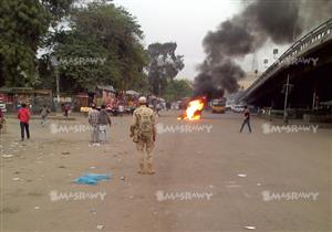 17 صورة ترصد حريق السيدة عائشة.. "المصريون يواجهون الأنابيب المشتعلة"
