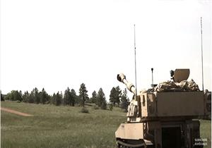 بالفيديو والصورـ مدفع ذاتي الحركة يستعرض قدراته القتالية