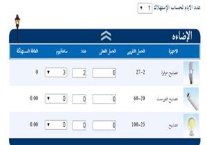 بالصور.. الكهرباء تقدم خدمة الحساب التقريبي للاستهلاك اليومي 