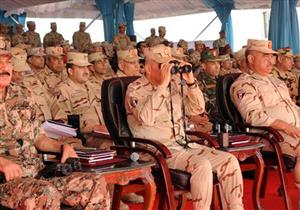 بالصور.. وزير الدفاع يشهد التدريب المصري الأردني المشترك "العقبة 2015"