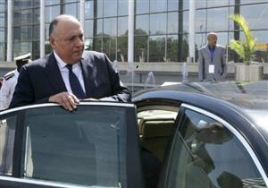 شكري في الرياض لحضور الاجتماع التحضيري للمجلس التنسيقي المصري - السعودي