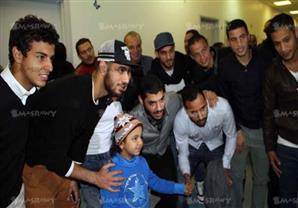 لاعبو الزمالك في مستشفى السرطان من أجل ضحايا الدفاع الجوي