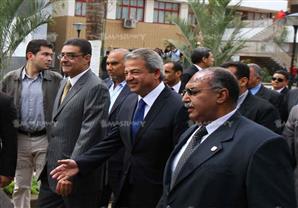 افتتاح المجمع الإداري وملاعب الإسكواش في مقر النادي الأهلي بالجزيرة