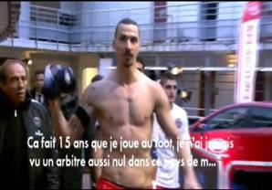 بالفيديو.. إبراهيموفيتش يفقد صوابه ويسب فرنسا والتحكيم