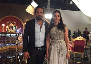 بالصور- درة ضيفة أمير كرارة في برنامجه الجديد