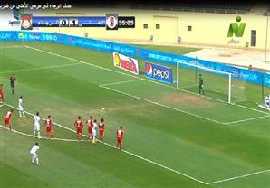هدف الرجاء الأول في مرمى الأهلي من ضربة جزاء