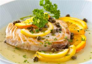 فيليه السمك بالليمون بالفرن من مطبخ منال العالم