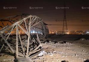 عقب انفجار برج للكهرباء..مناشدة بتخفيف الأحمال 