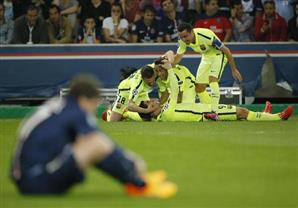 بالفيديو والصور- برشلونة يقهر باريس ويقترب من المربع الذهبي لدوري الأبطال