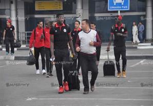 بالصور- وصول بعثة الفتح الرباطي للقاهرة لملاقاة الزمالك بالكونفدرالية