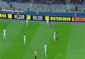 كوبري محمد صلاح ضد لاعب دينامو كييف