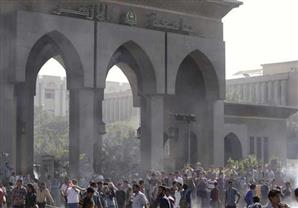 الأزهر : " اللي هيرمي طوبة داخل الجامعة هنقطع إيده"