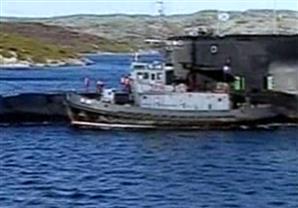 بالفيديو: اشتعال النيران في غواصة نووية روسية