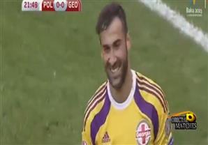 أهداف مباراة (بولندا 4 - جورجيا 0) تصفيات أمم أوروبا