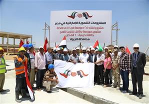 إنجاز 50% من إنشاء صوامع برقاش ضمن مشروعات الإمارات في مصر