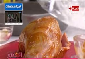  صدر الديك الرومي بحشو الجبنة واللحمة - الشيف آيه حسني