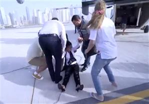 لحظة إغماء الفنانة لوسي في "رامز واكل الجو"