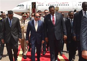 السيسي يغادر الخرطوم متوجها إلى برلين