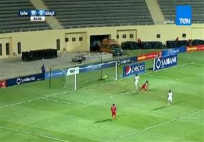 هدف سانجا الأول من تصويبة قوية