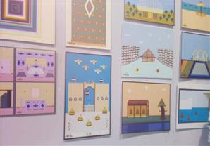 بالصور: ''معرض التحدي''.. ريشة المعاق تتحدى أزماته