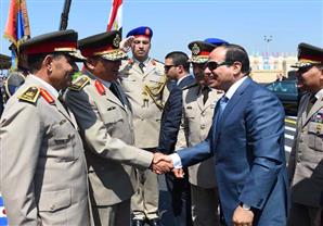 السيسي: القوات المسلحة ستظل قوية بأبنائها.. وضباط الصف أحد سواعد الجيش- صور