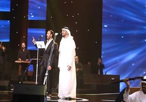  شاهدوا الدويتو الأول بين حسين الجسمي وكاظم الساهر