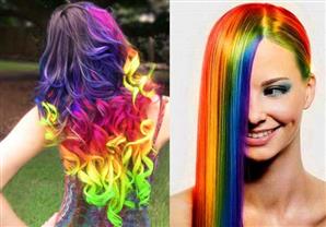 بالصور: ألوان قوس قزح .. أحدث صيحات صبغ الشعر