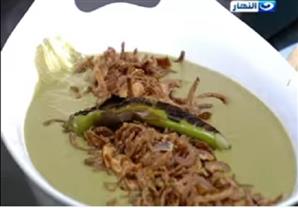 طريقة عمل بصارة بالطشة - مسقعة بالدجاج المفروم - الشيف علاء الشربيني