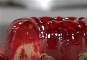 تورتة الجيلي بالفراولة - مطبخ منال العالم