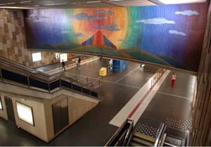 بالفيديو - لحظة جنونية لمراهق يدفع سيارته على سلم مترو بروكسل