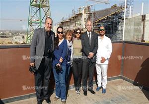 بالصور- وفد إعلامي من أمريكا اللاتينية يزور المتحف المصري الكبير