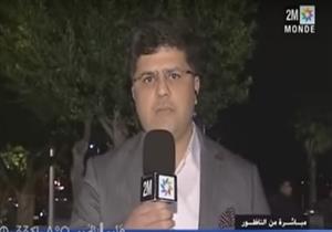 موقف محرج لمذيع مغربي على الهواء