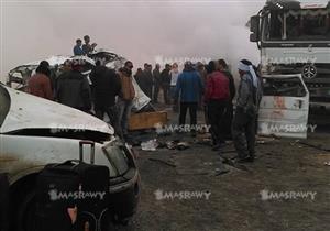 إصابة 6 مواطنين في انقلاب سيارة ببني سويف