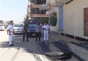 تحرير 146 محضر إشغال للطرق بالأقصر - صور