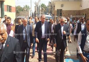 3 وزراء وأبوهشيمة يفتتحون إعادة إعمار قرية عزبة النصاري بالمنيا 