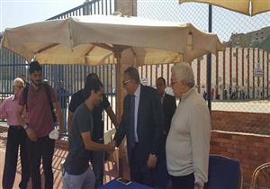 نهائي إفريقيا- بالصور.. محافظ الجيزة ومرتضى يحضران مران الزمالك لمؤازرة الفريق