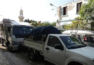 إحباط محاولة تهريب بضائع داخل سيارة شرطية في بورسعيد