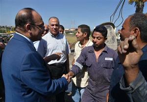  وزير الرى يتفقد محطات الصرف الزراعى فى الإسكندرية