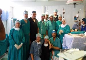 تعافي توأم بعد عملية فصل لأول مرة فى صعيد مصر بجامعة أسيوط