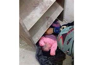 العثور على رضيعة بعد ولادتها بساعات أسفل جزامة بالشرقية