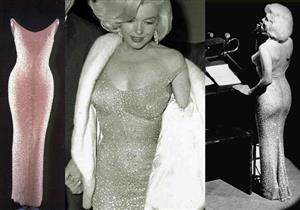 صور.. أشهر فساتين مارلين مونرو يباع في مزاد بمبلغ خيالي.. ما قصته؟