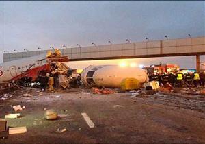 إصابة 16 شخصا في حادث تحطم طائرة روسية في سيبيريا