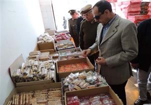 مدير أمن المنوفية يفتتح معرضا لحلوى المولد النبوي