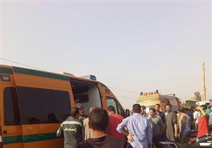 مصرع وإصابة 10 مواطنين في انقلاب ميكروباص بالمنيا 