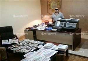 بالصور .. مباحث الهرم توجه ضربة موجعة لتجار العملات المزورة